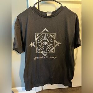 Hanes Black Graphic Tee